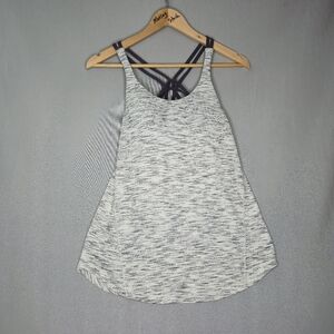 Lululemon Moment To Movement Open Back Built In Bra Space Dye Tank Size 4